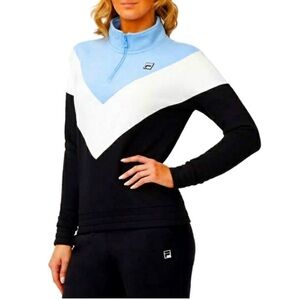 Fails Women's Colorblock 1/4 zip Sweater